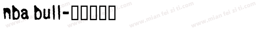 nba bull字体转换